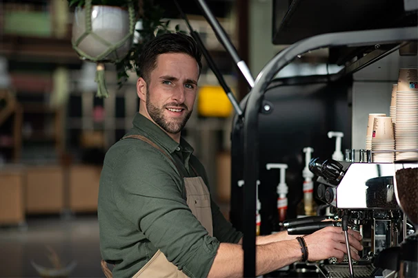 Barista op Wielen